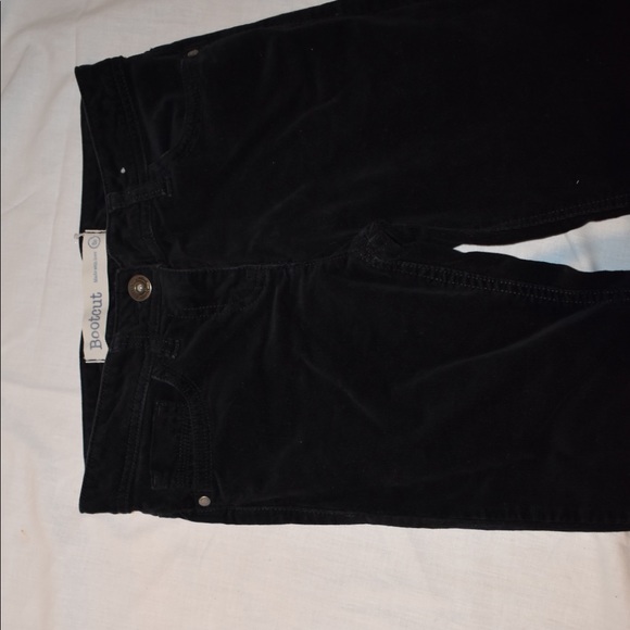 Black Cord Bootleg Pants - Picture 3 of 3